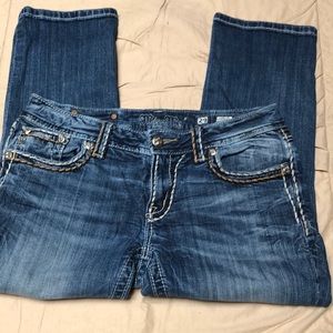 Miss Me Cuffed Capri